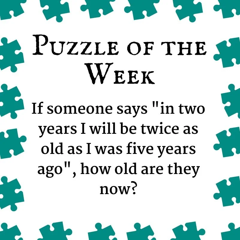 Here is our new Puzzle of the Week!

&ldquo;Puzzle of the Week&rdquo; is more of a loose suggestion at this point. To be fair, we never said which week!

For more great puzzles, we're open all Easter Weekend! Anyway&hellip; here it is 😏

#PuzzleOfTh