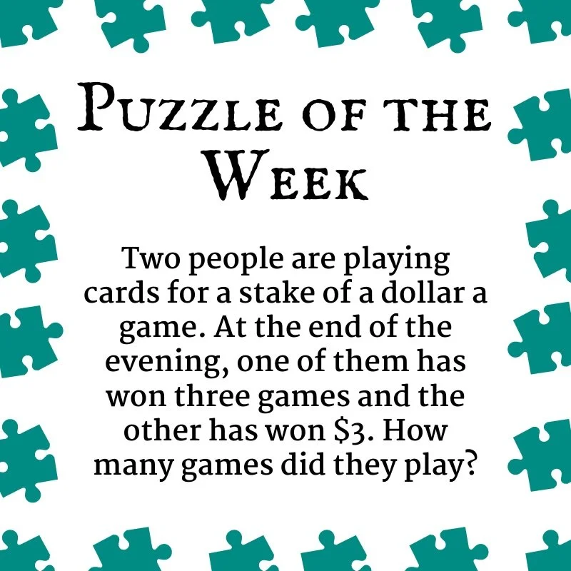 *** Puzzle of the Week ***

A little card game chaos for you today 🃏😏

Did you do the math correctly?

#BrainTeaser #Riddle #PuzzleTime #EscapeRoom #EscapeGames #LookingGlassAdventures #MindGames #GameNight #PuzzleLovers #TorontoEscapeRoom #Mystery