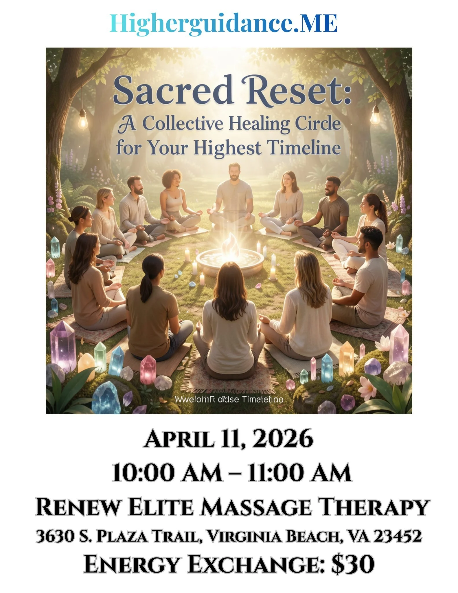 Sacred Reset: A Collective Healing Circle for Your Highest Timeline