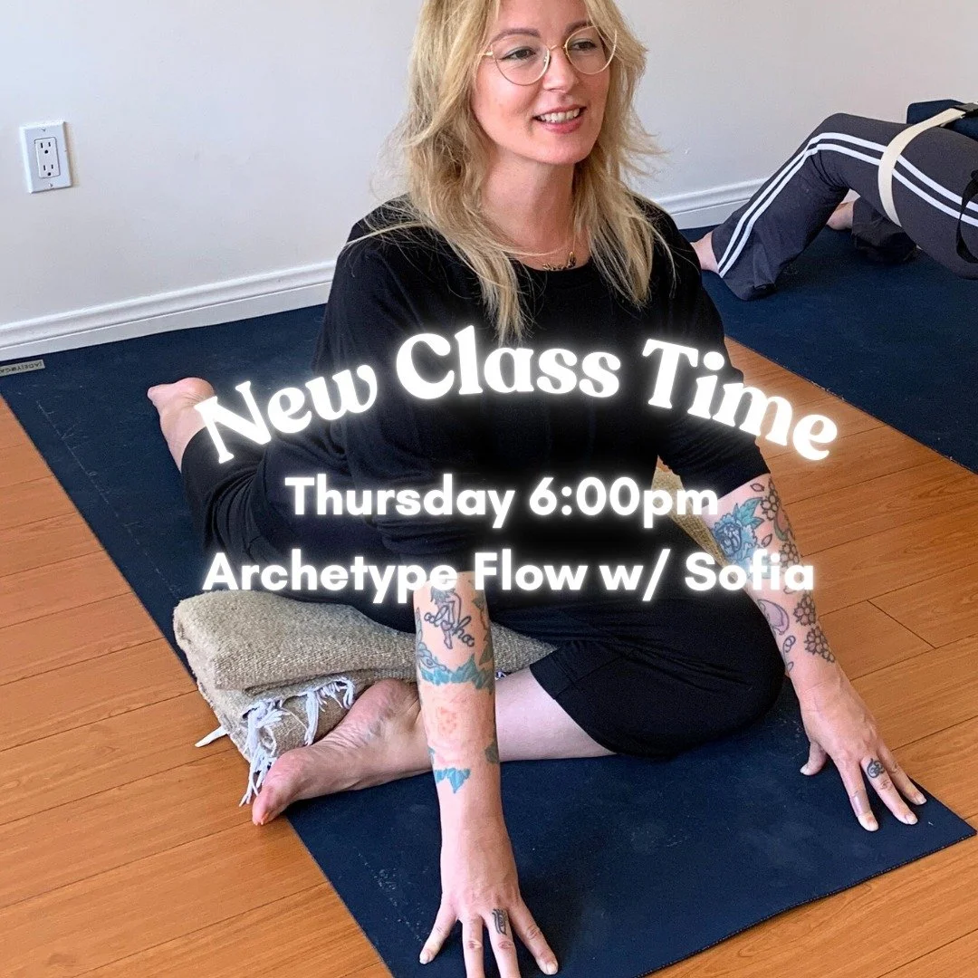 🎒We're bringing it back! Thursday 6:00pm Archetype Flow is on the schedule starting next week.

Join @sofiamella.yoga every Thursday at 6:00pm for a challenging yet playful Vinyasa flow class. You'll get your body moving and with a little luck, leav