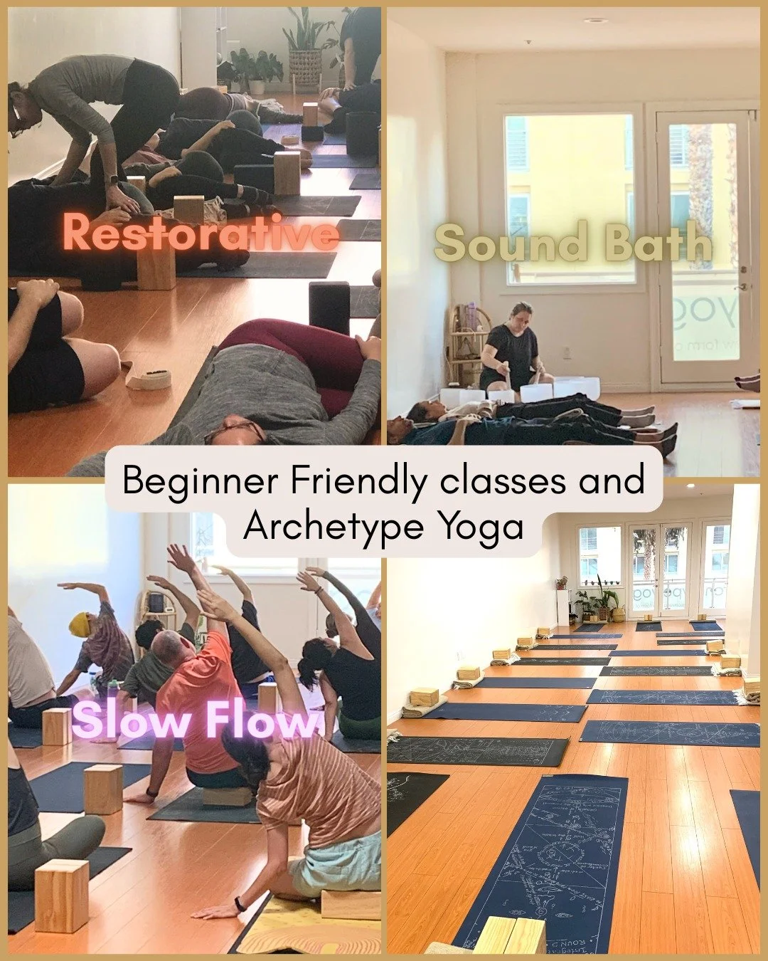 Learn about our beginner friendly classes at Archetype Yoga! We've got multiple classes every week to support students that are new to yoga.

🫁 Why are our Restorative classes SO popular?
Through measurable shifts and hands on adjustments that guide