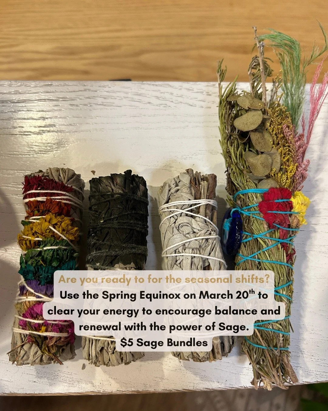 Are you ready to use the the Spring Equinox to shift your energy? Today March 20th, we move into Spring!

What can we expect from the Spring Equinox?
☀️ It is considered a time of energetic harmony between sun and moon
❄️ This period focuses on emerg