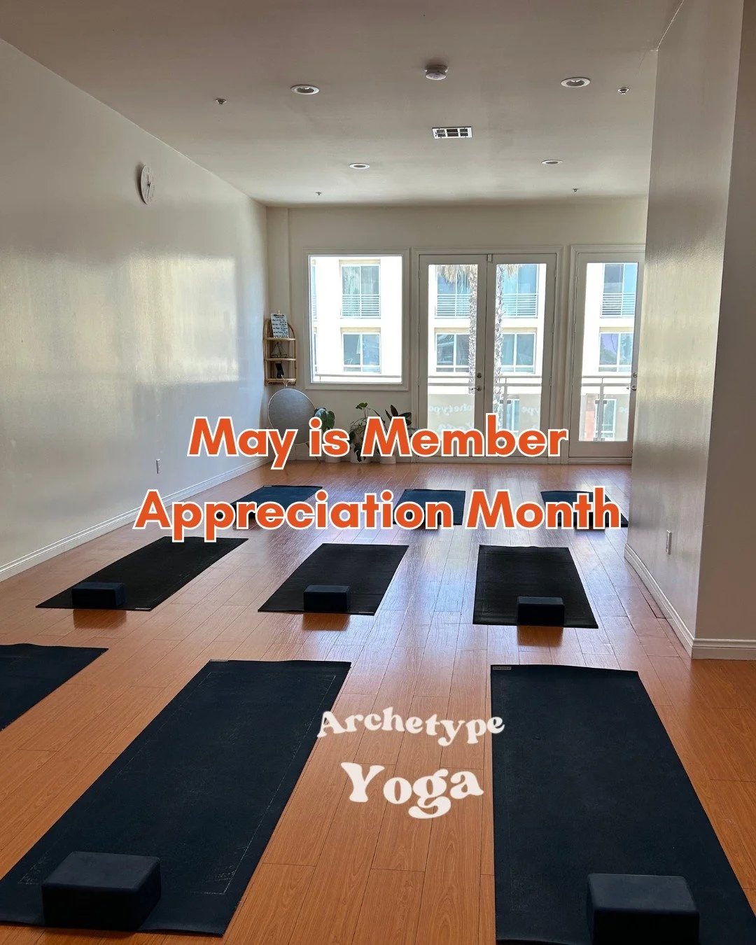 📆 Mark your calendars: May 18th-23rd. A week dedicated to the people who make our studio what it is. Join us for special classes, giveaways, and a few surprises along the way.

➡️ Members + Class Pack holders are automatically entered into a raffle 