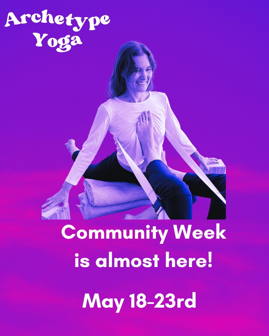 Something special is coming to the studio next week ✨
A full week dedicated to celebrating you &mdash; the community that keeps this space alive, grounded, laughing, stretching, breathing, and showing up for one another.

Community Week begins next w