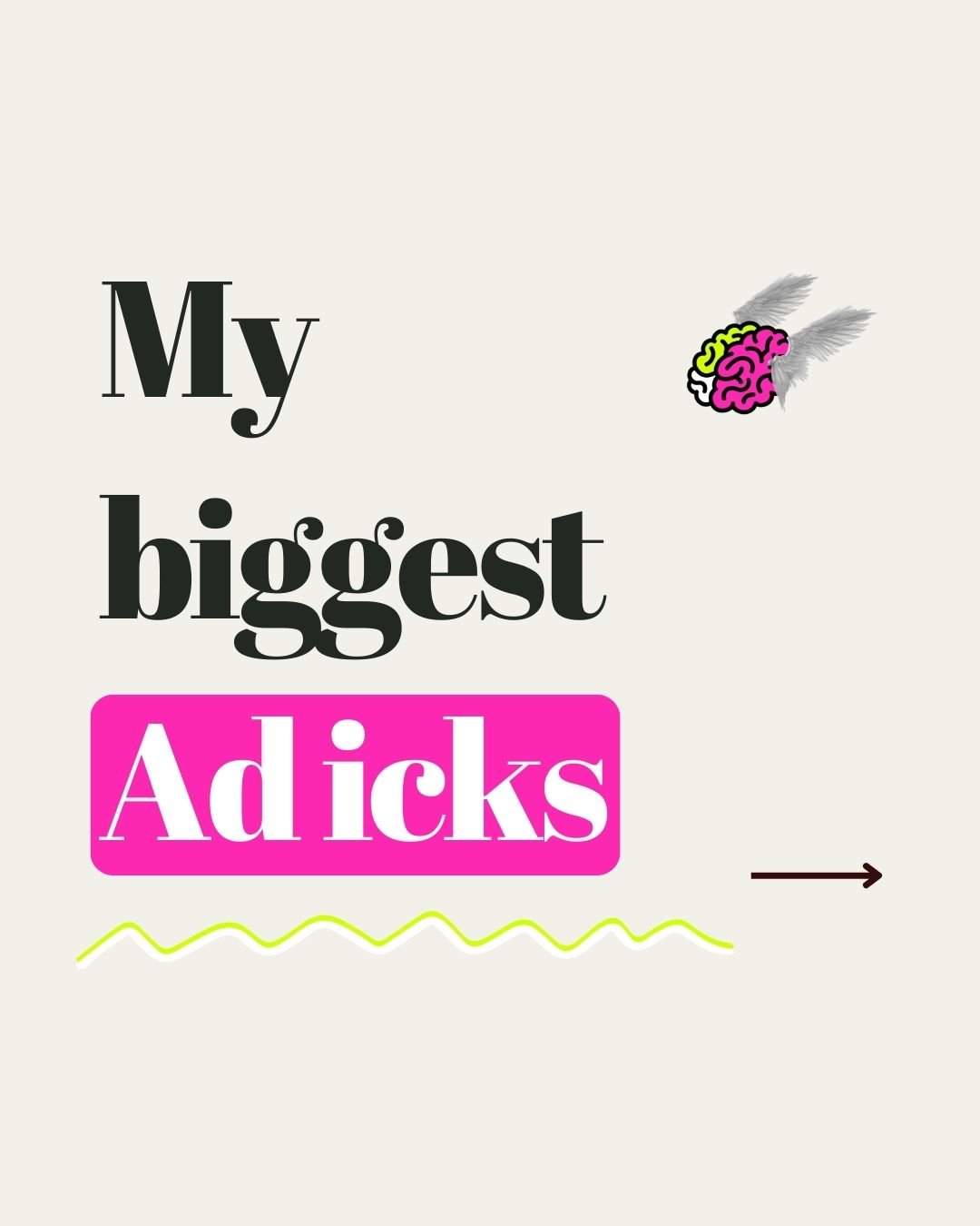 Occupational hazard of an Ads Manager - having an actual list of Ad icks that make my fingers curl and my eyes wince. 🙈

A lot of these icks are rooted in using outdated tactics. 

Things that worked maybe 4 years ago but I haven't seen work since. 