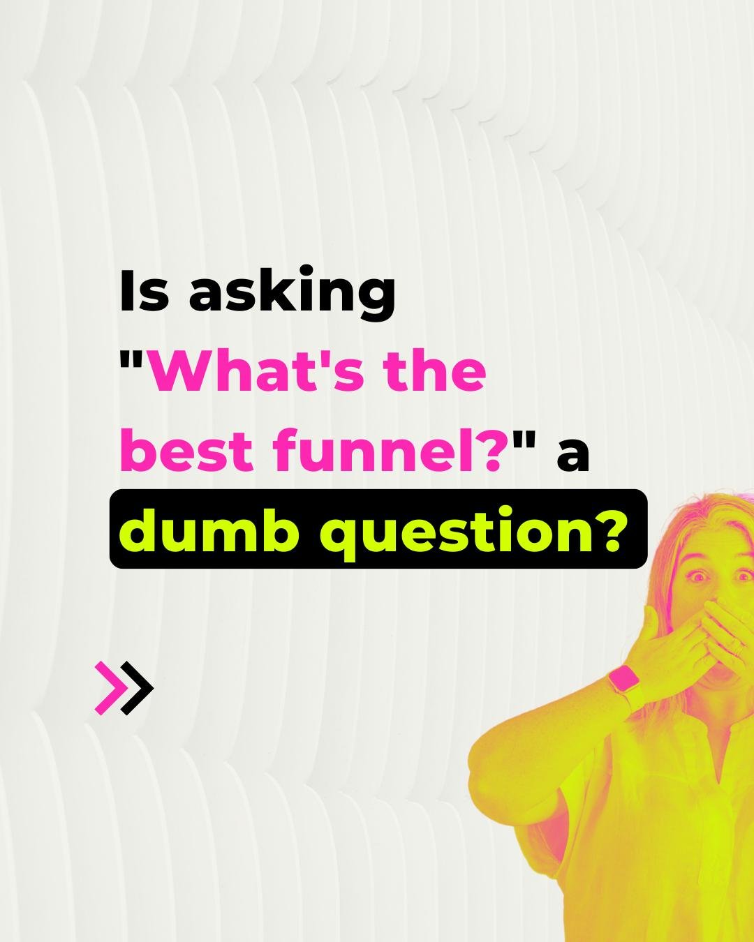 So, I was on a call yesterday and someone dropped the classic question: &quot;What's the best funnel?&quot; and let me tell you, it's a bit like asking for the meaning of life &ndash; ambitious, but maybe a tad naive

Because let's face it, if findin