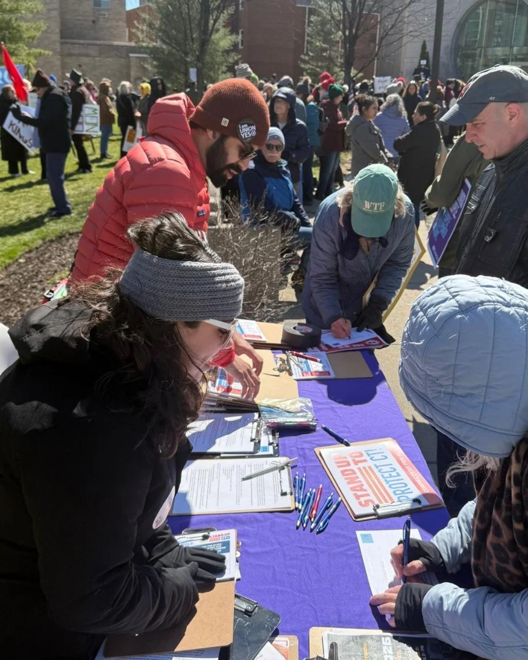 On Saturday, we showed up, alongside millions across the country, for the No Kings Day of Action, a nationwide day of action standing up against the federal administration and its policies that hurt our communities while helping out billionaires.

We
