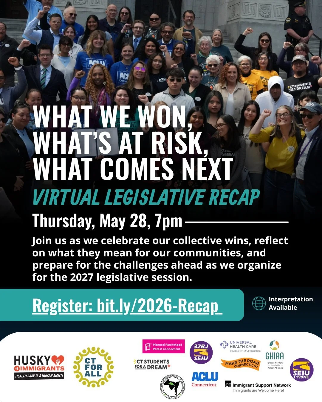 The legislative session officially wrapped up last week, bringing major changes that will impact our communities. Join us on Thursday, May 28 at 7 PM as we take a deeper look at this session, reflecting on what we won, what remains at risk, and what&