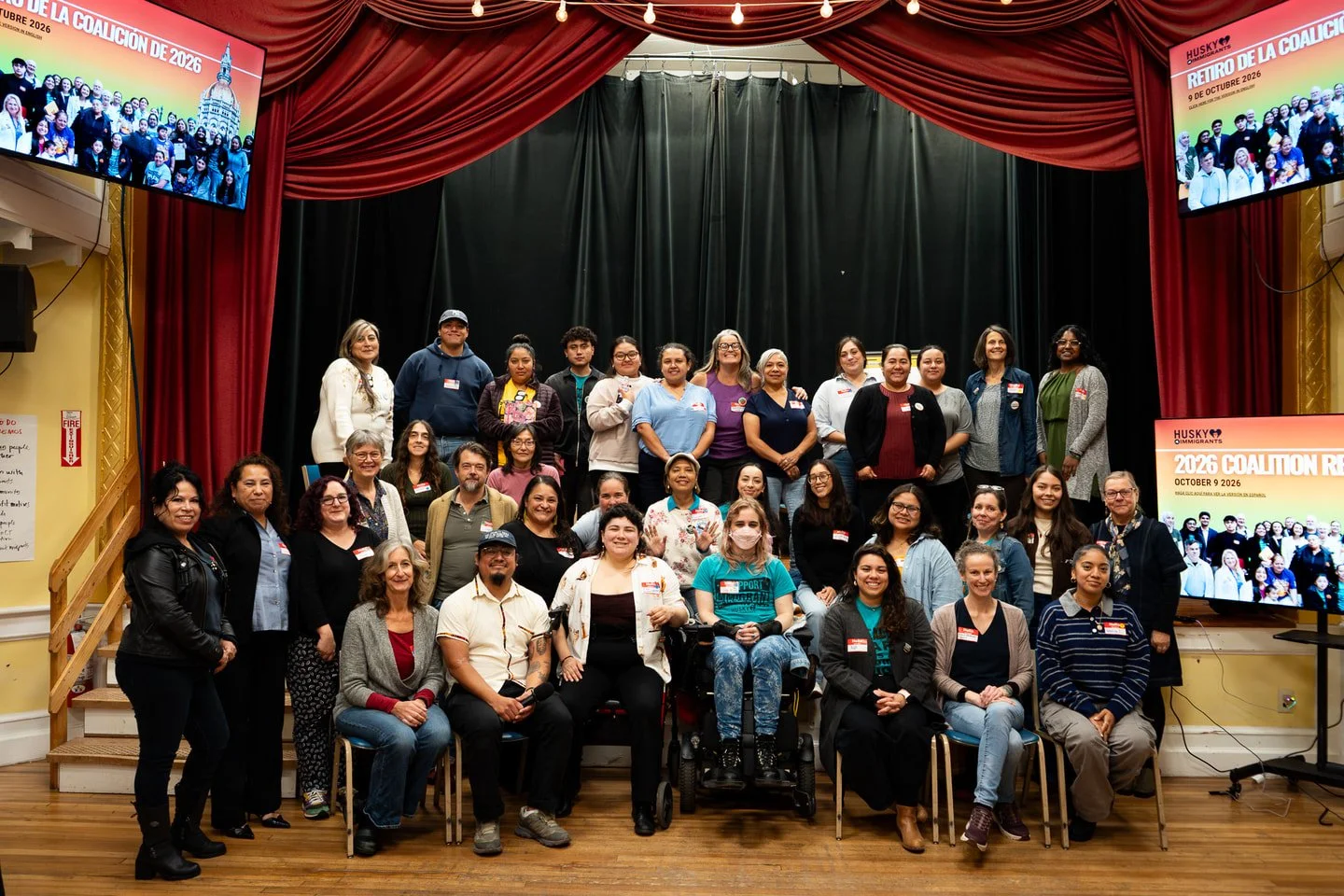 Building community, strengthening our coalition, and preparing for what's ahead! 💚

Two weeks ago, members of the HUSKY 4 Immigrants Coalition came together for a retreat to reflect on our collective work, discuss ongoing state and federal changes, 