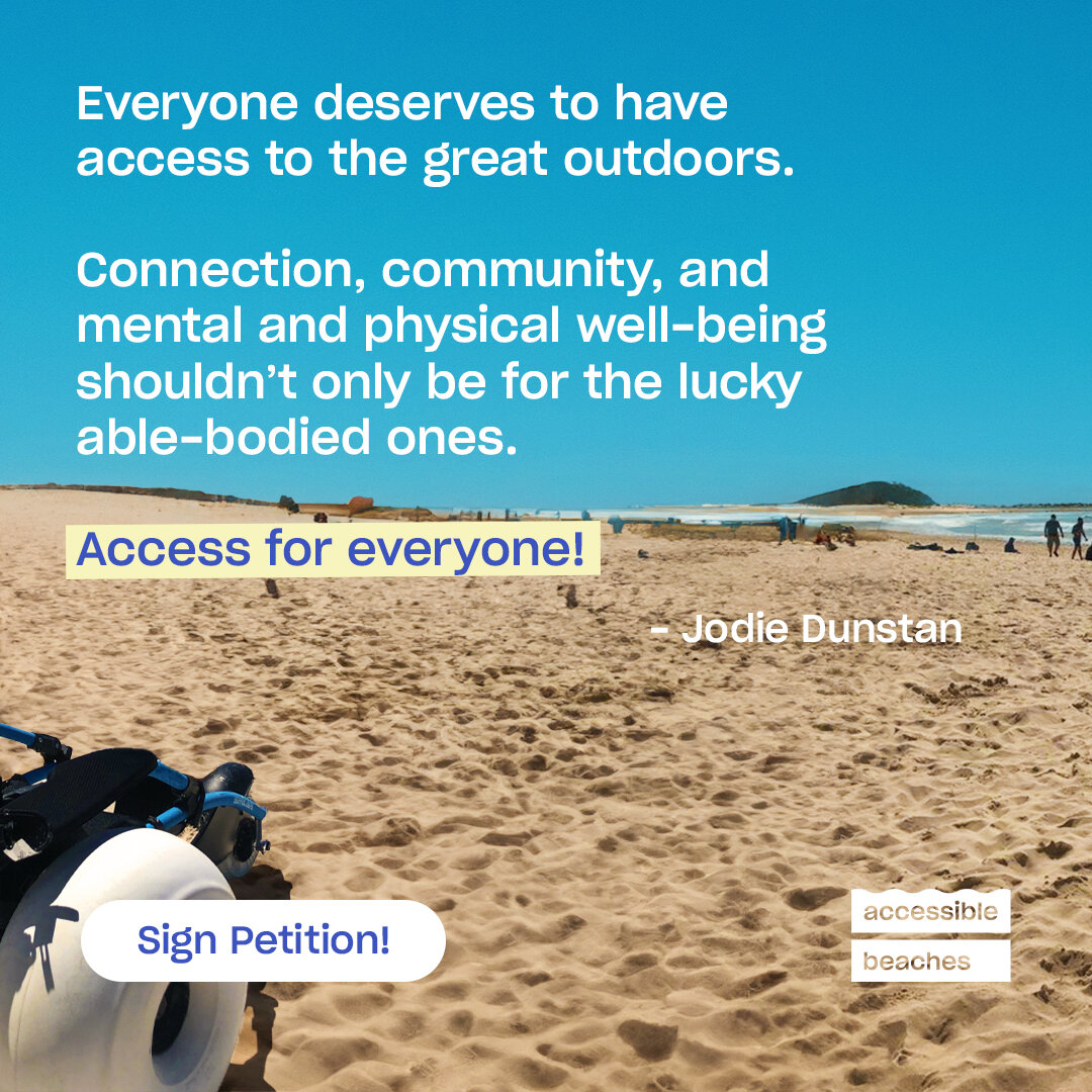 Check out some of the powerful messages from our petition supporters! 🌟

ABA is calling on the government to increase funding for local beach accessibility projects. Let's make sure everyone can enjoy the beach equally! 💙

Sign and share the petiti