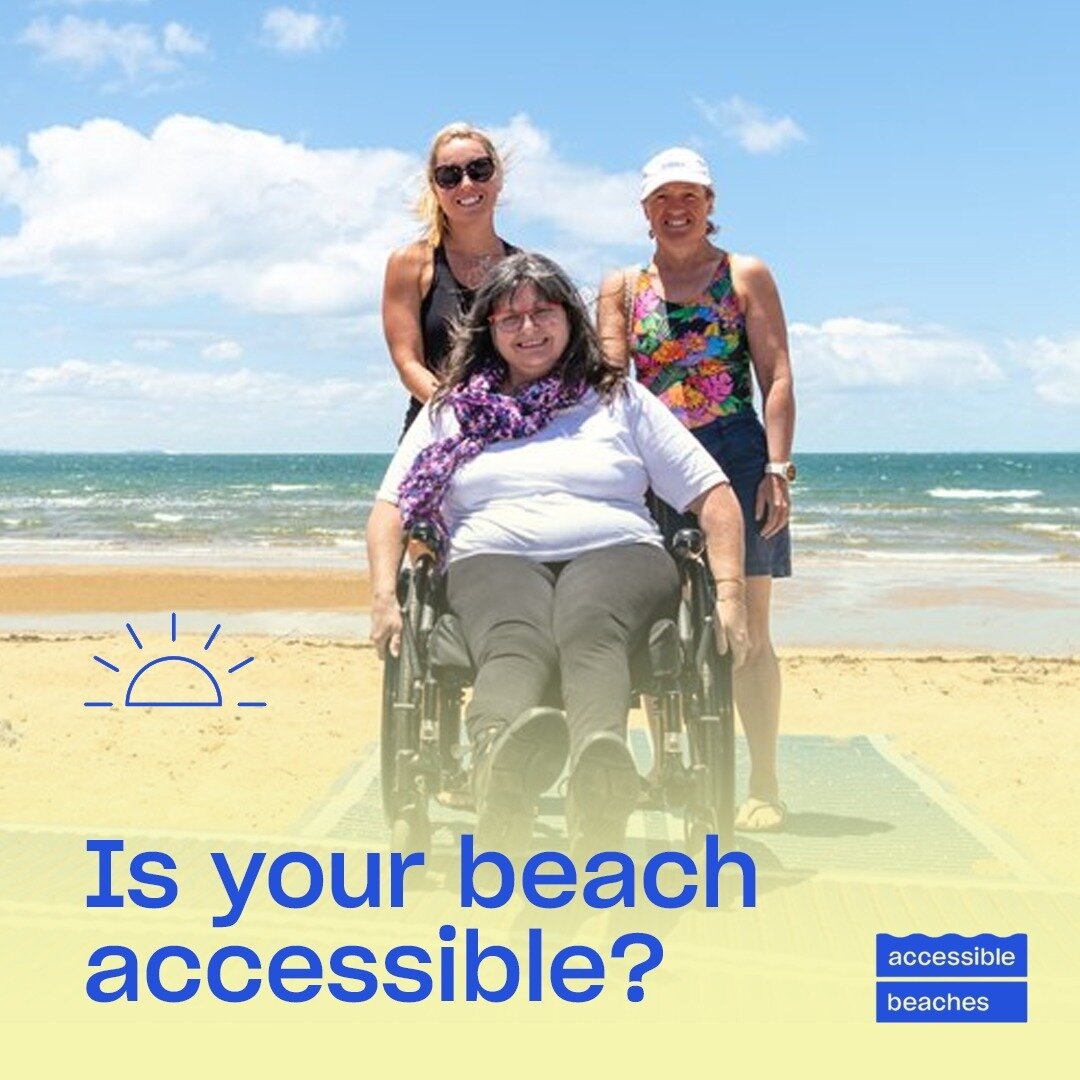 Did you know Accessible Beaches Australia partners with local governments, lifesaving clubs and community groups in a variety of ways to help make more Australian beaches accessible? 

What we do:
📋 Conduct beach accessibility audits
♿ Run Disabilit