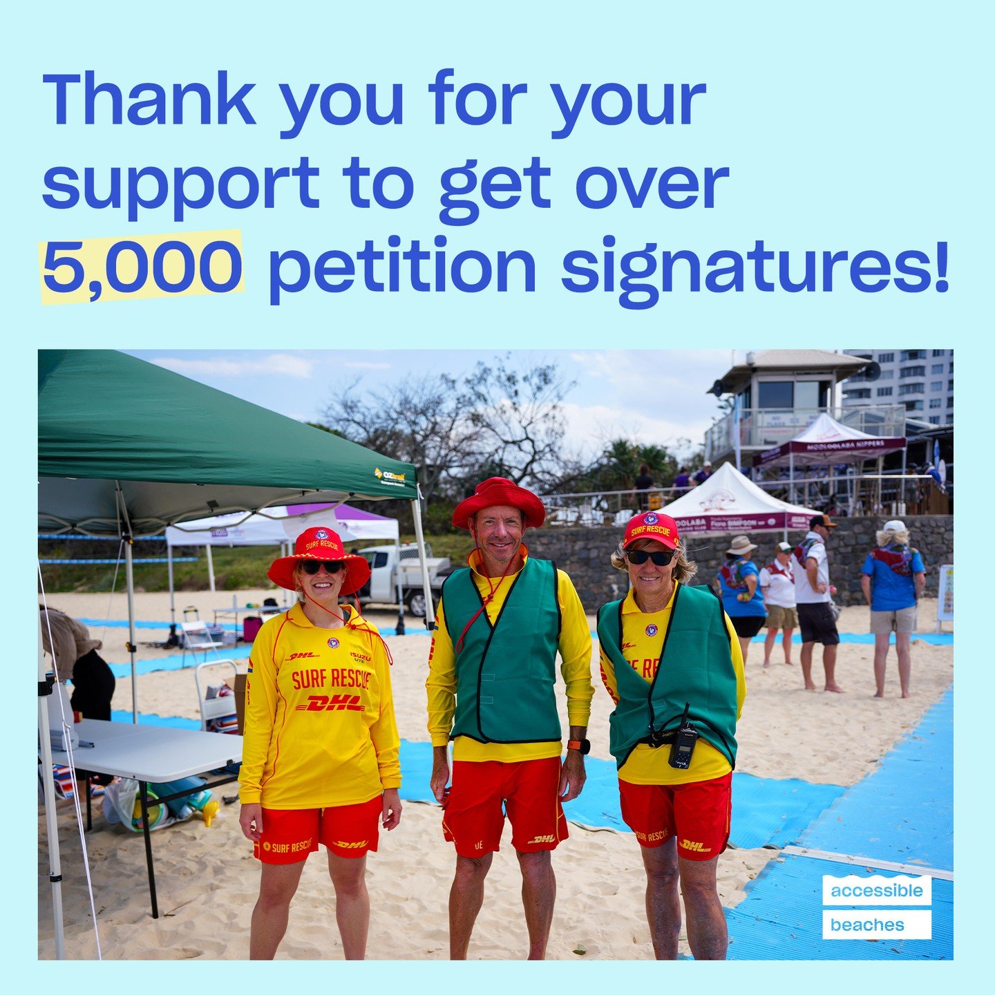 We've reached over 5,000 signatures! 🏅

THANK YOU 🤗 to our amazing community for supporting us to reach 5,000 signatures for our petition. Let's aim for more! 

📝Share our petition with your network and help us make more of our beautiful beaches a