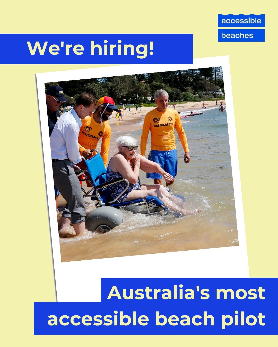 Are you passionate about inclusion?
 
We&rsquo;re hiring! 💙
 
We are looking for passionate people with exceptional customer service skills who want to be a part of Australia&rsquo;s first fully staffed accessible beach on Frankston Foreshore. 
 
Lo