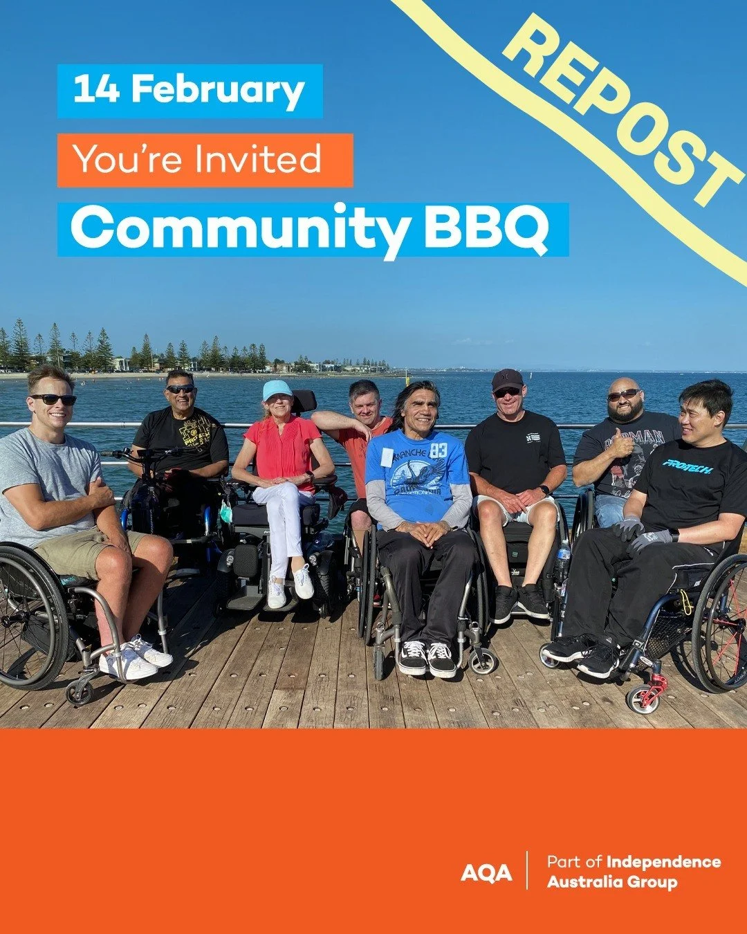 REPOST @aqa_community 

Join our friends at AQA for their Annual Community BBQ!

This Community BBQ is an opportunity to:
☀️ Connect and network with others
☀️ Celebrate independence and resilience
☀️ Get onto the beach and into the water
☀️ Learn mo