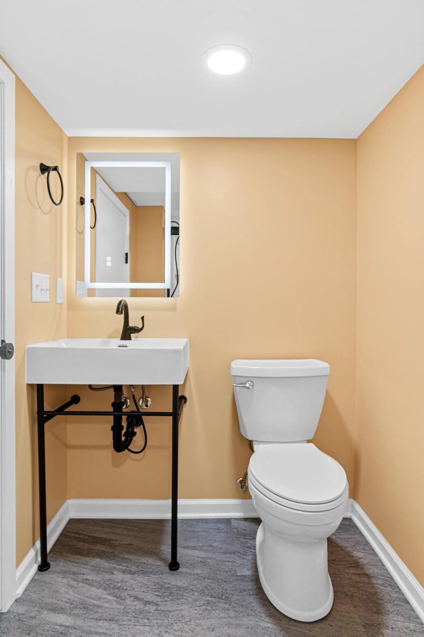 Basement bathroom remodel