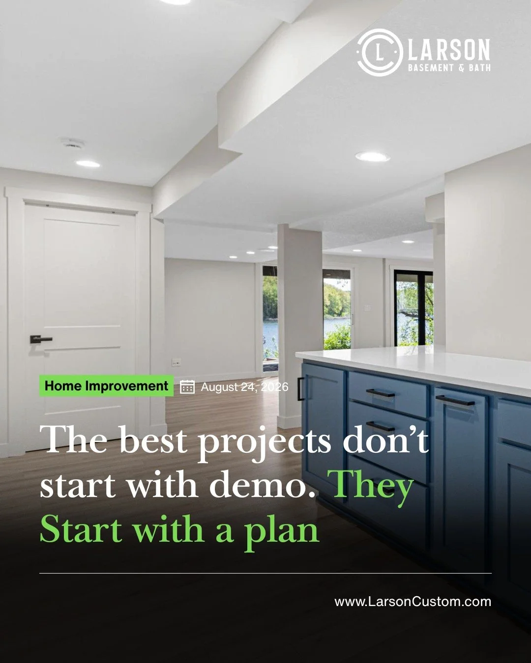 Demo day is the LAST thing that happens before construction &mdash; not the first.

Before anyone swings a hammer in your basement or bathroom, the following is already done:

&rarr; Your scope is written out trade by trade.
&rarr; Your selections ar
