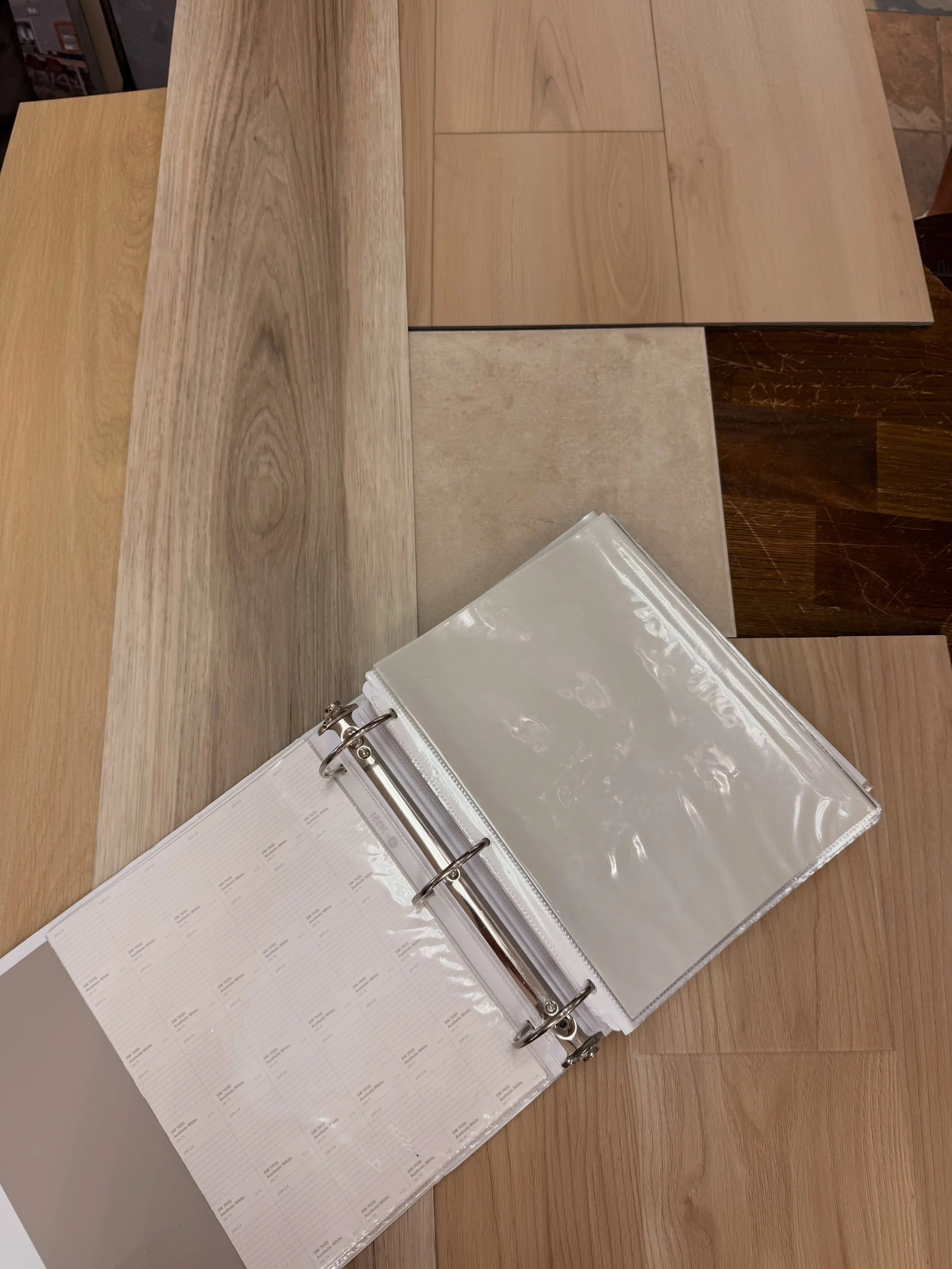 pent part of our morning at Grand Design Floors in Maple Grove! Our Fridley clients are finishing out their basement laundry room, and we were able to find a glue down LVP that will work seamlessly with the tile outside the room!

What we love about 