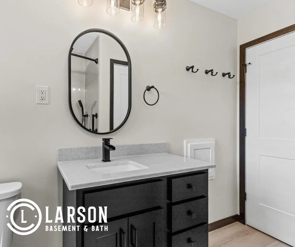 We are excited to showcase the ✨ Anoka Bathroom Project Reveal! ✨

This was a full-gut project with a few specific goals...

 1. Get rid of surface mold and check for any underlying issues. 
2. Install a tub deep enough for soaking. 
3. Update EVERYT
