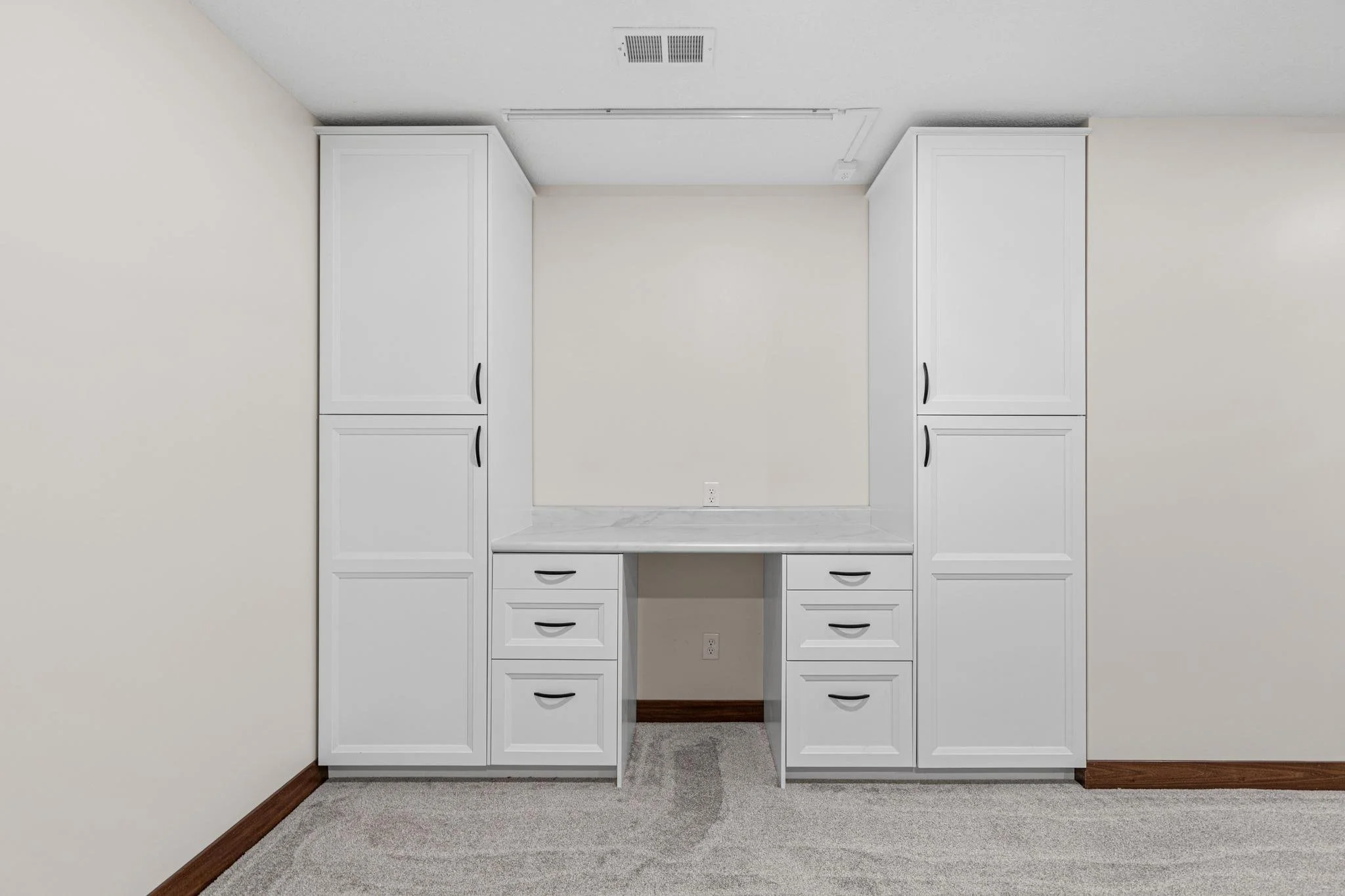 Ham Lake, MN Basement Craft Room Build-Out