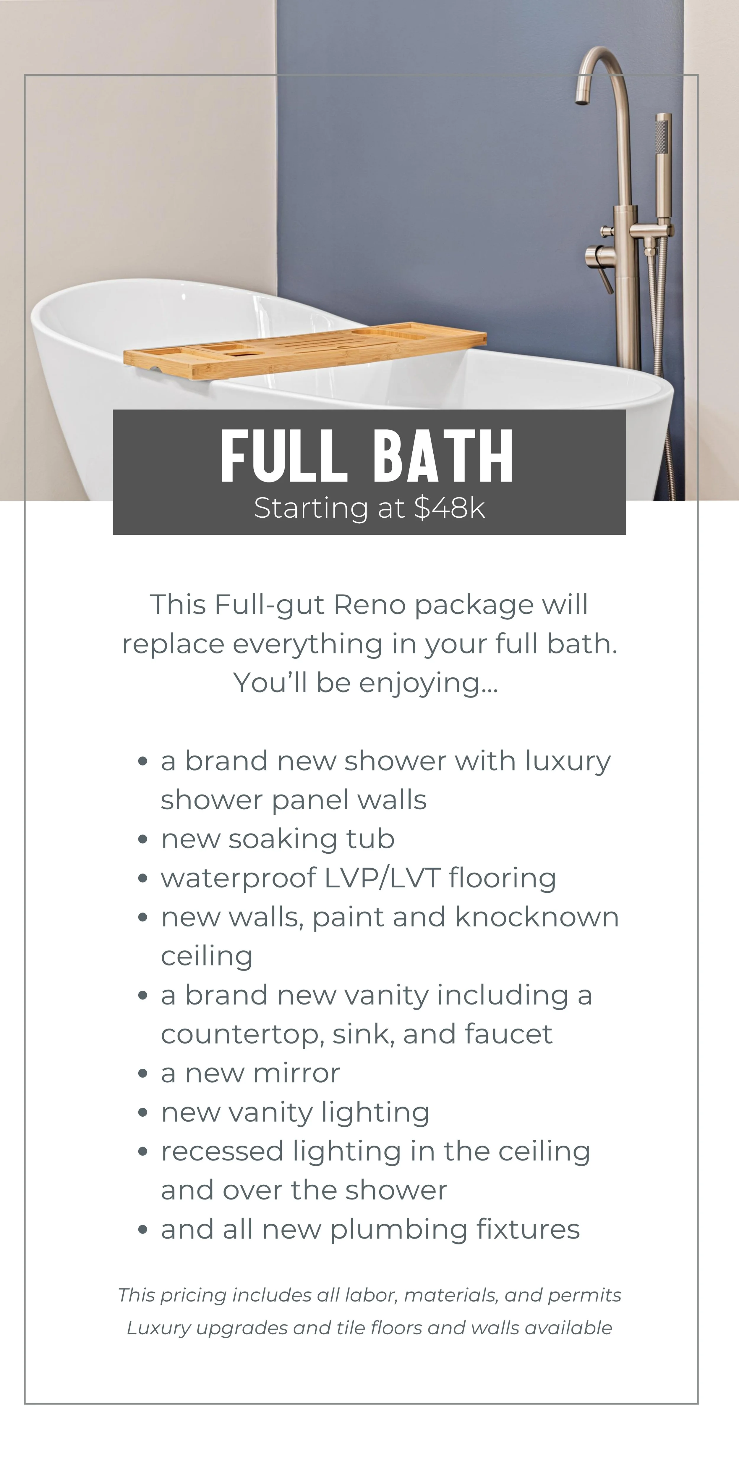 full bath remodel cost