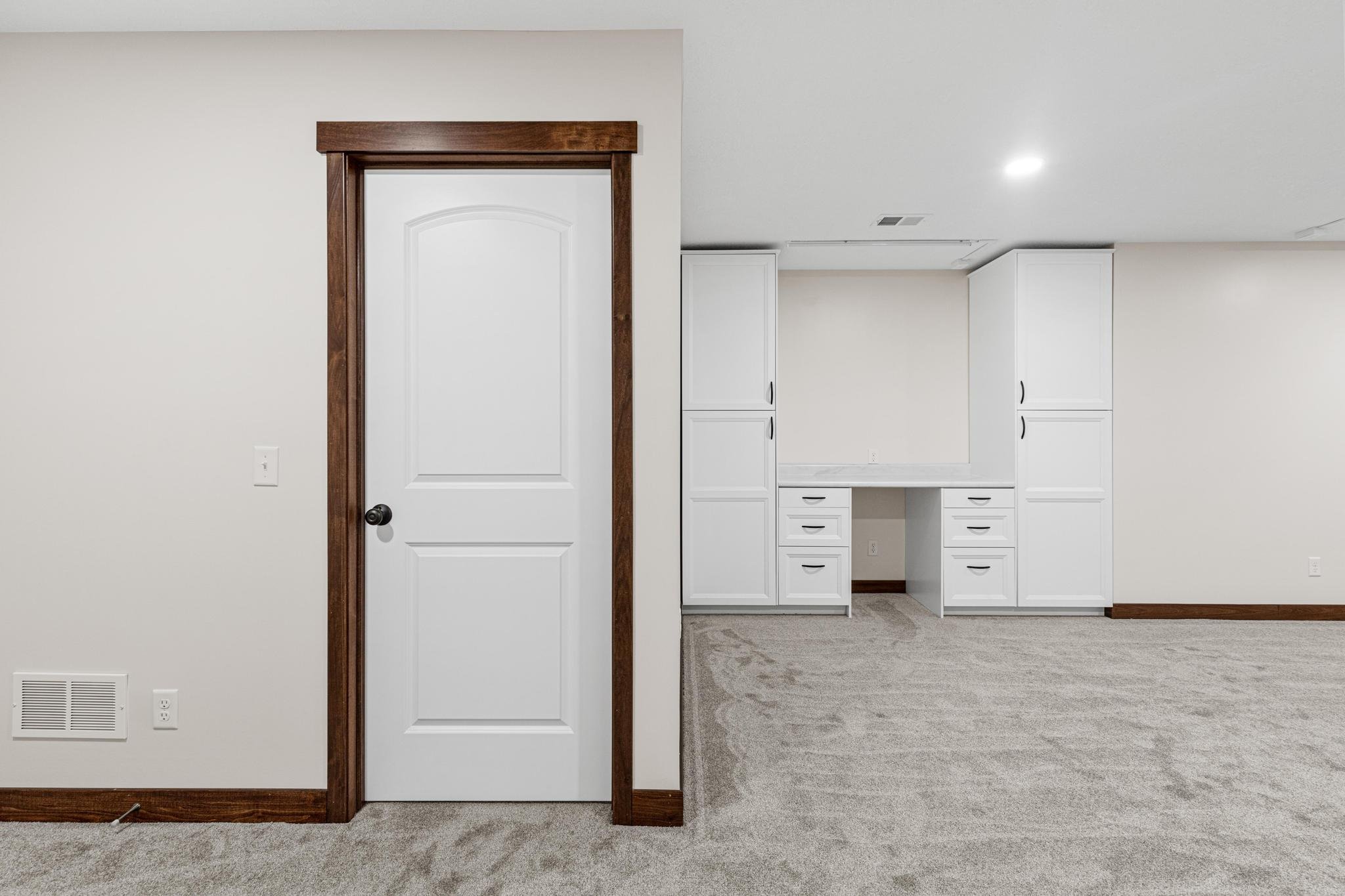 Ham Lake, MN Basement Craft Room Build-Out