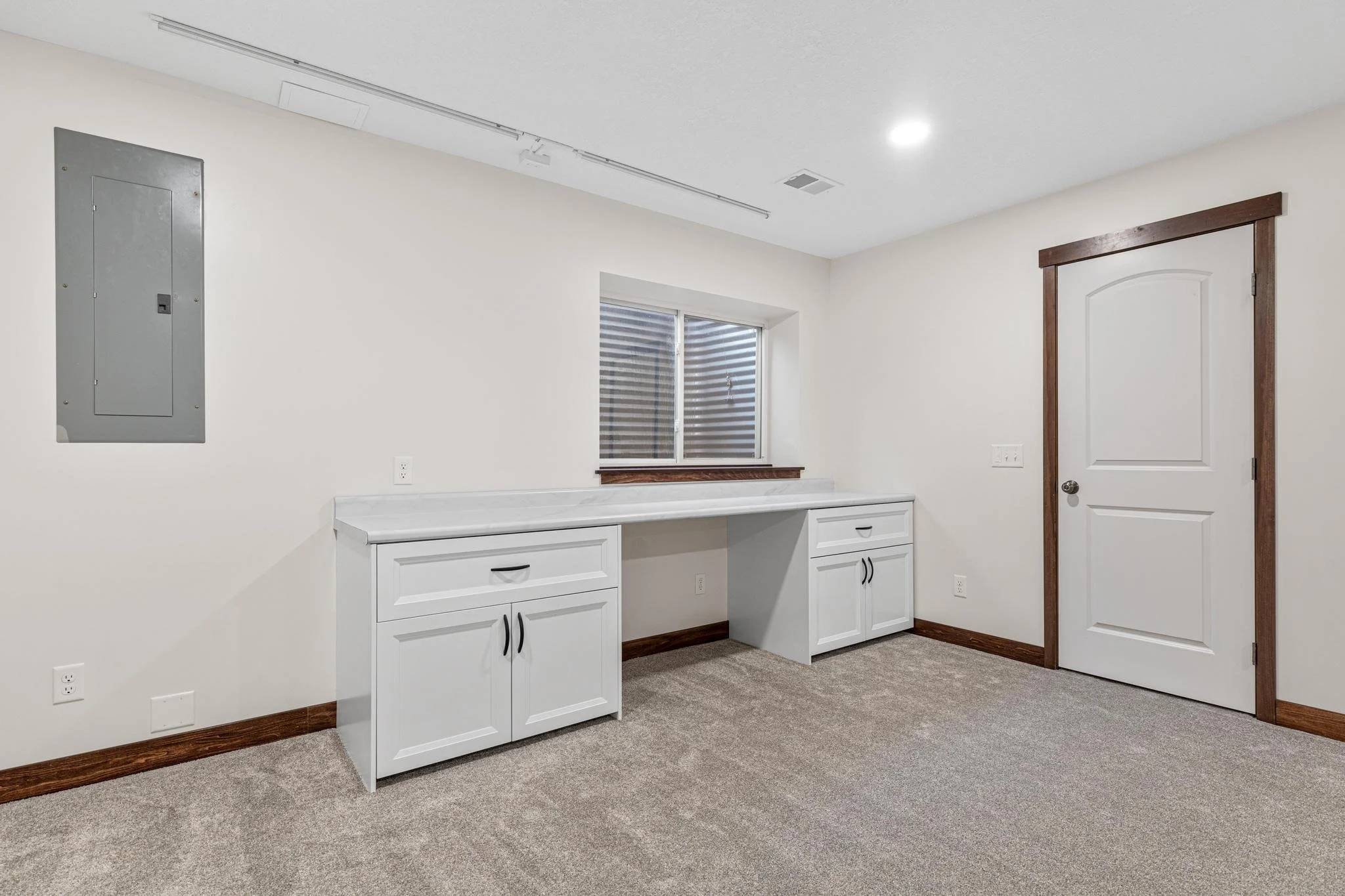 Ham Lake, MN Basement Craft Room Build-Out