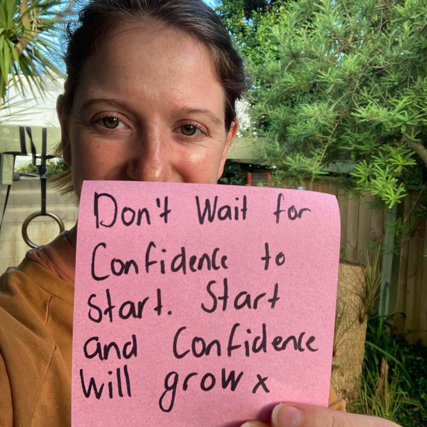 More confidence anyone 🙌🌸

But don&rsquo;t wait for confidence. Confidence comes from doing, learning, making mistakes and fixing those mistakes 🚴&zwj;♀️. 

Instead of waiting for confidence focus on courage. Courage to take the risk to take a ste