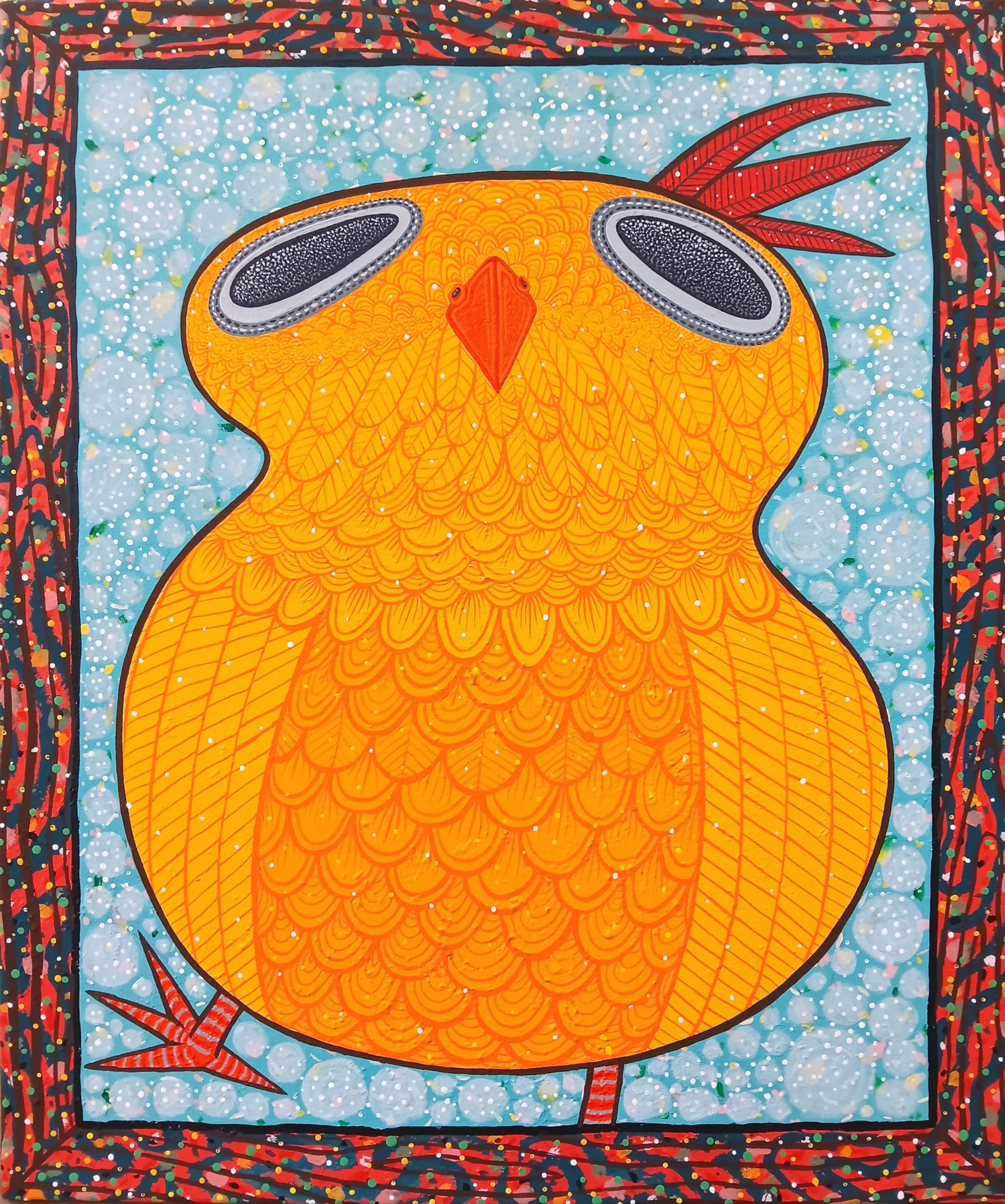 Tweety Bird, Acrylic on Canvas,  61cm x 51cm,