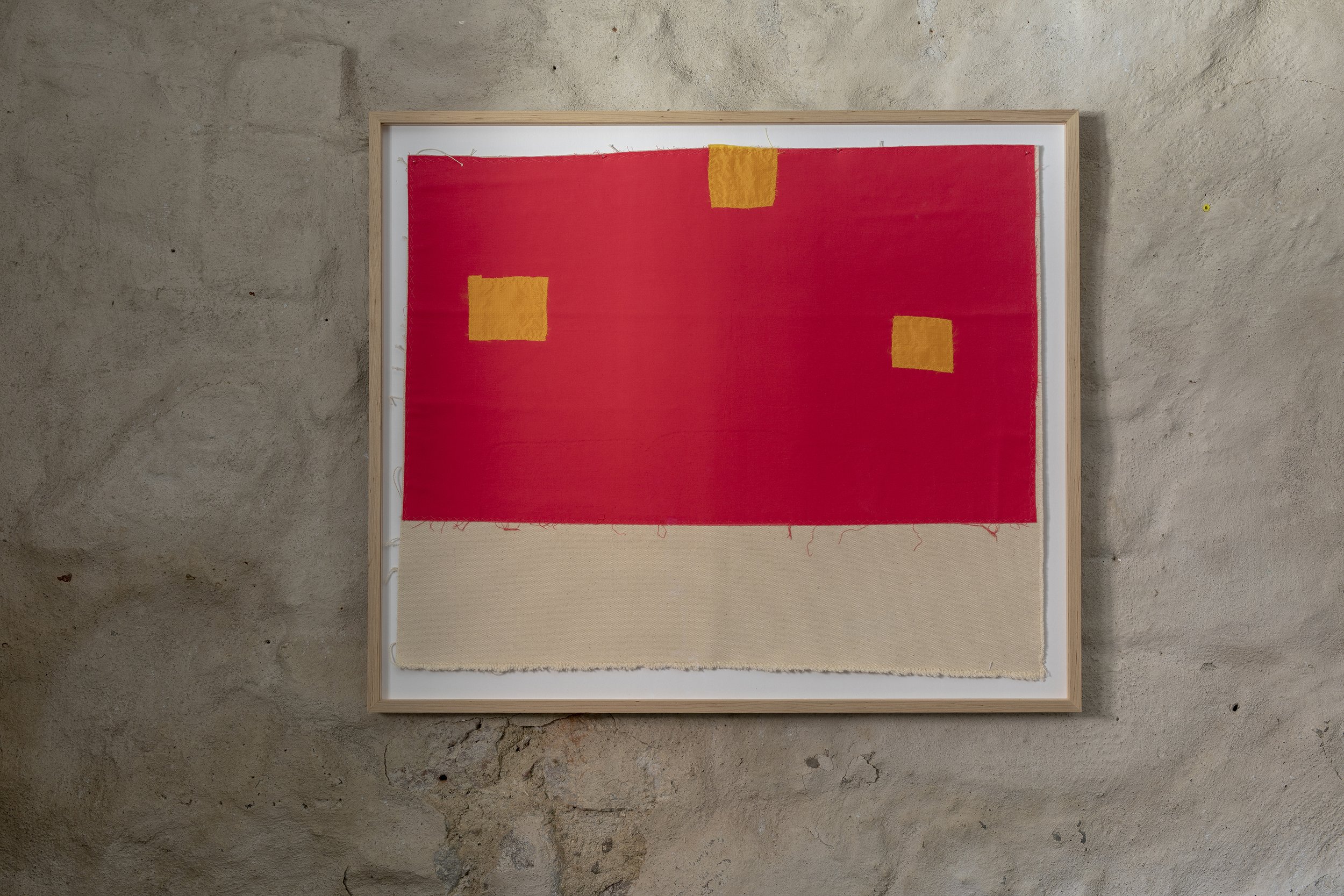 Intervals
2024
Cotton, nylon, canvas
73 x 61,5 cm (framed)