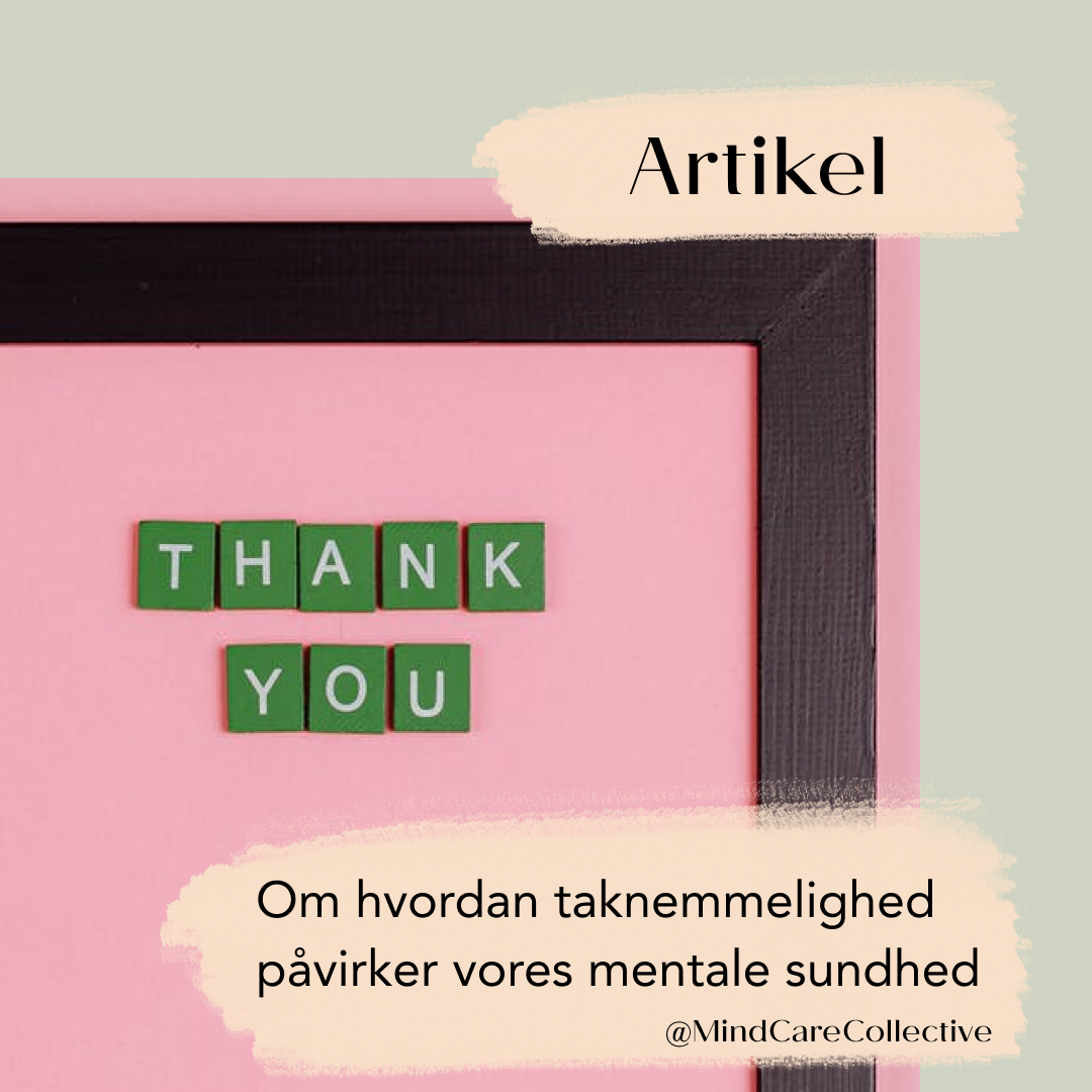 Hvorfor vi kan få et bedre liv ved at føle taknemmelighed