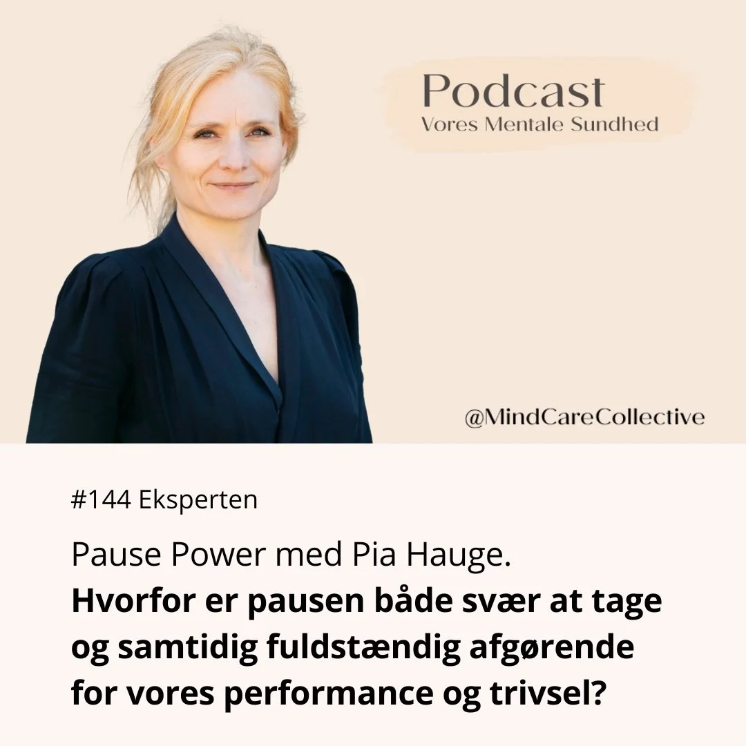 Pause Power med Pia Hauge. Hvorfor er pausen både svær at tage og samtidig fuldstændig afgørende for vores performance og trivsel?