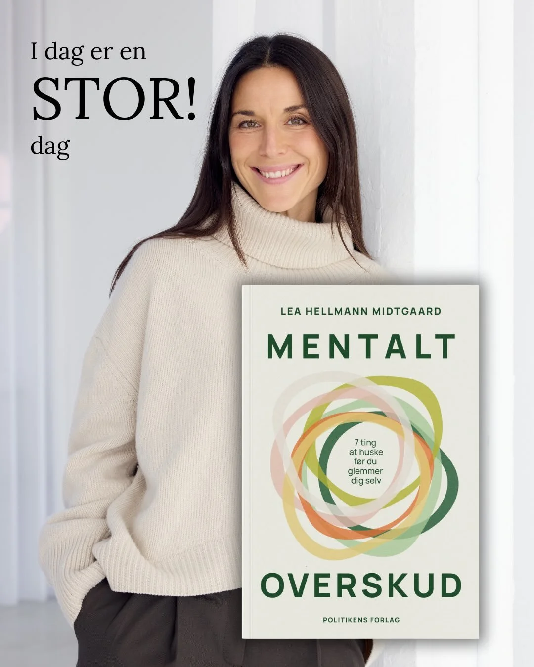 S&Aring; SKETE DET (endelig! 🥲🙏🏼😍).

Min bog &rdquo;Mentalt overskud &ndash; 7 ting at huske f&oslash;r du glemmer dig selv&rdquo; er UDE!

Jeg har simpelthen gl&aelig;det mig s&aring; ufatteligt meget til dagen i dag.

En kold, m&oslash;rk janua
