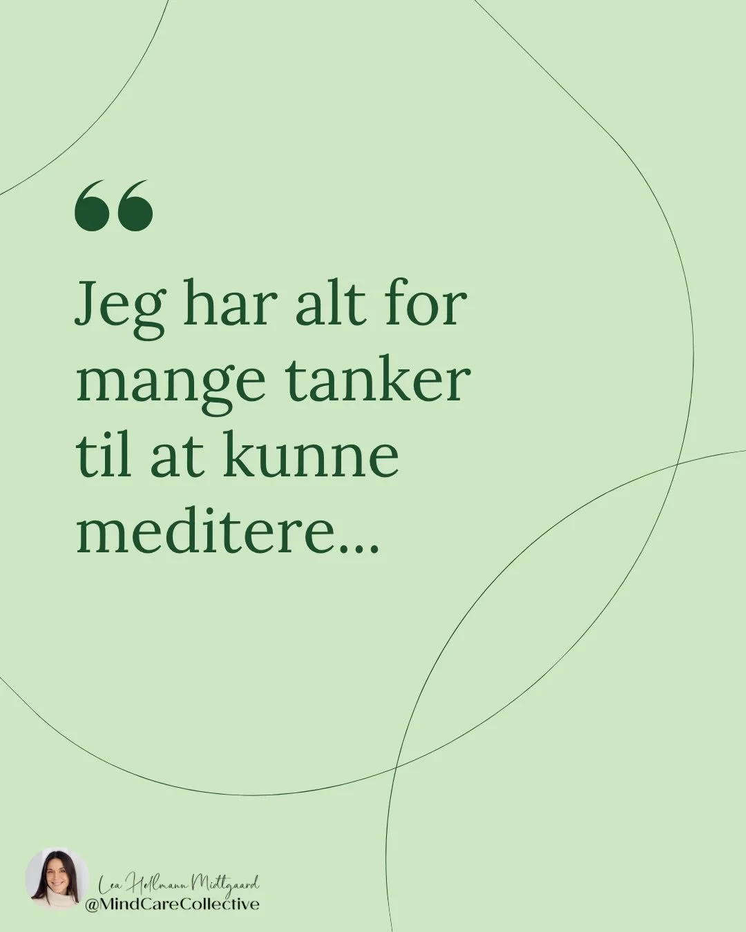 (👉🏼👉🏼 Skriv JA TAK, hvis jeg skal sende dig et link til to gratis mini-meditationer).

Der findes mange myter om meditation.
For eksempel findes myterne om, at:

🧘🏻&zwj;♀️ Meditation er noget, kun folk med rigtig meget tid f&aring;r praktiseret