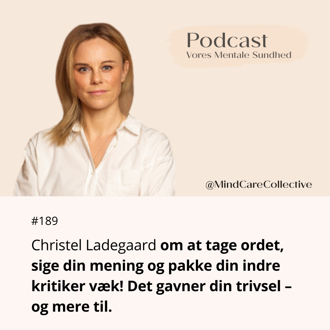 Christel Ladegaard om at tage ordet, sige din mening og pakke din indre kritiker væk! Det gavner din trivsel – og mere til.&nbsp;