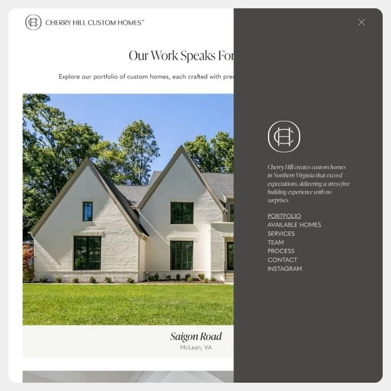 Custom Homes Website