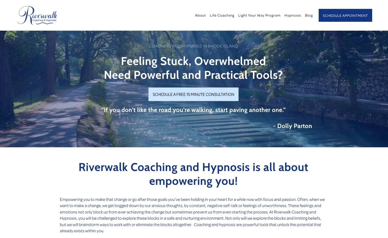 Riverwalk Squarespace Website