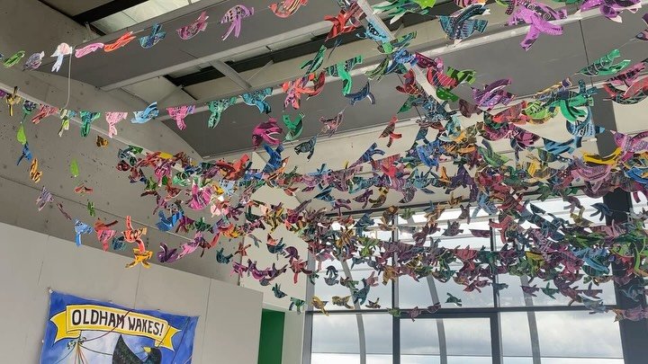 I visited Gallery Oldham today to gather inspiration for a project I&rsquo;m working on with Global Grooves which explores and celebrates dance heritage, community traditions, and collective celebration.

One of the highlights was Sophie Tyrrell&rsqu