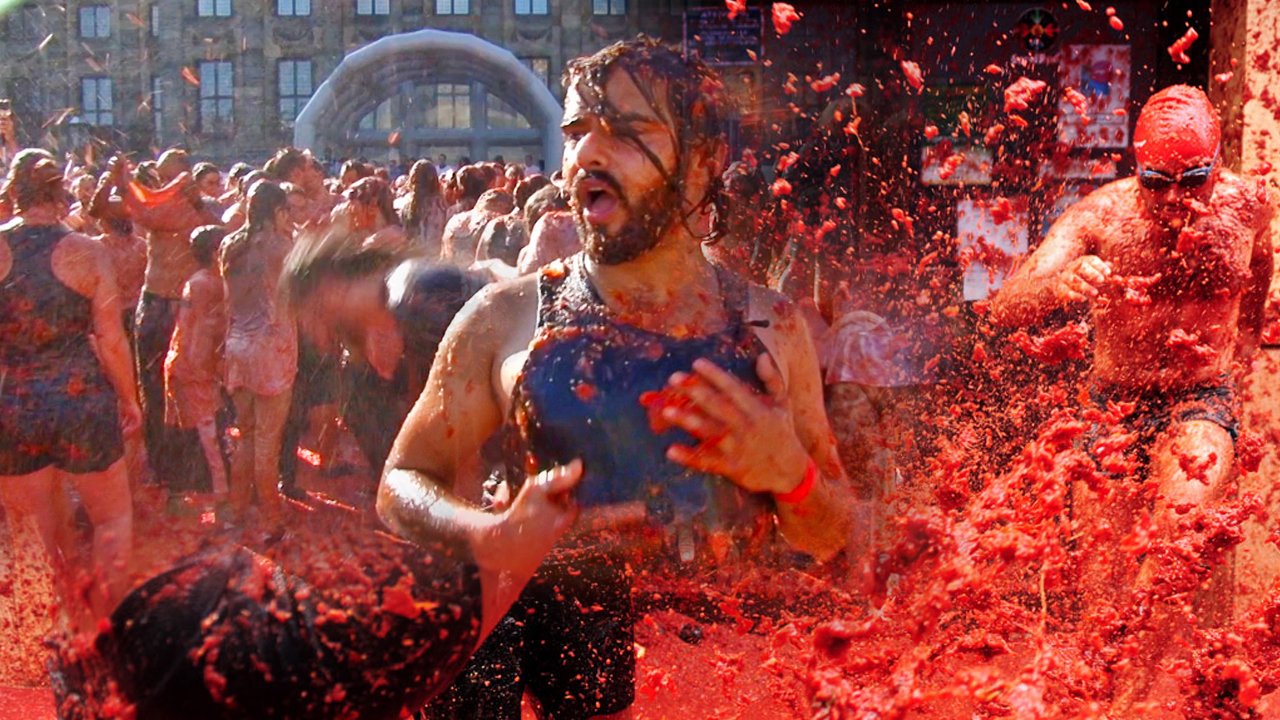 Global viral attention with a tomato fight - Siemens