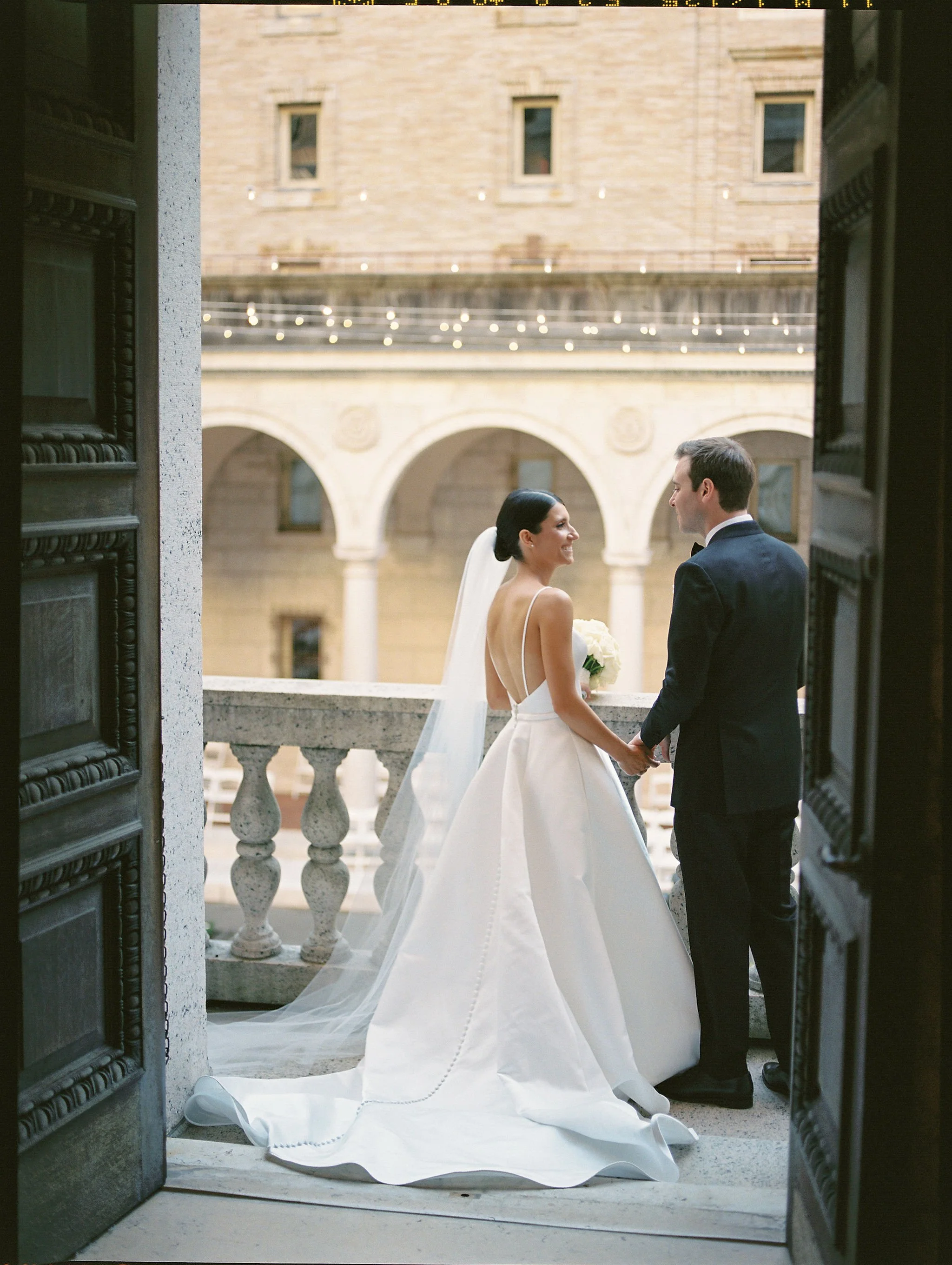 Boston Public Library Wedding