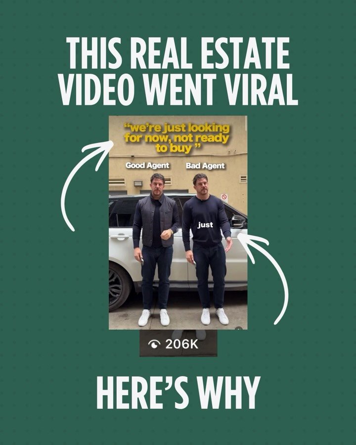 This is a viral reel from @realestatemoneyy that was executed very well. 

What was your favorite part of it?

Follow @lourealestatemedia for more real estate social media marketing