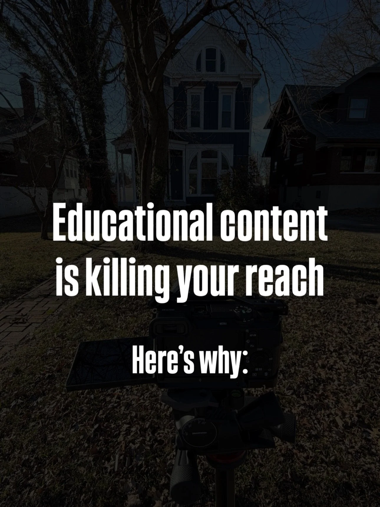 You&rsquo;re trying to add value for your audience by giving some tips you heard someone else say and think it should be converting more

But the truth is, that content is a recycled view. And it&rsquo;s not truly your own. Instead of just making the