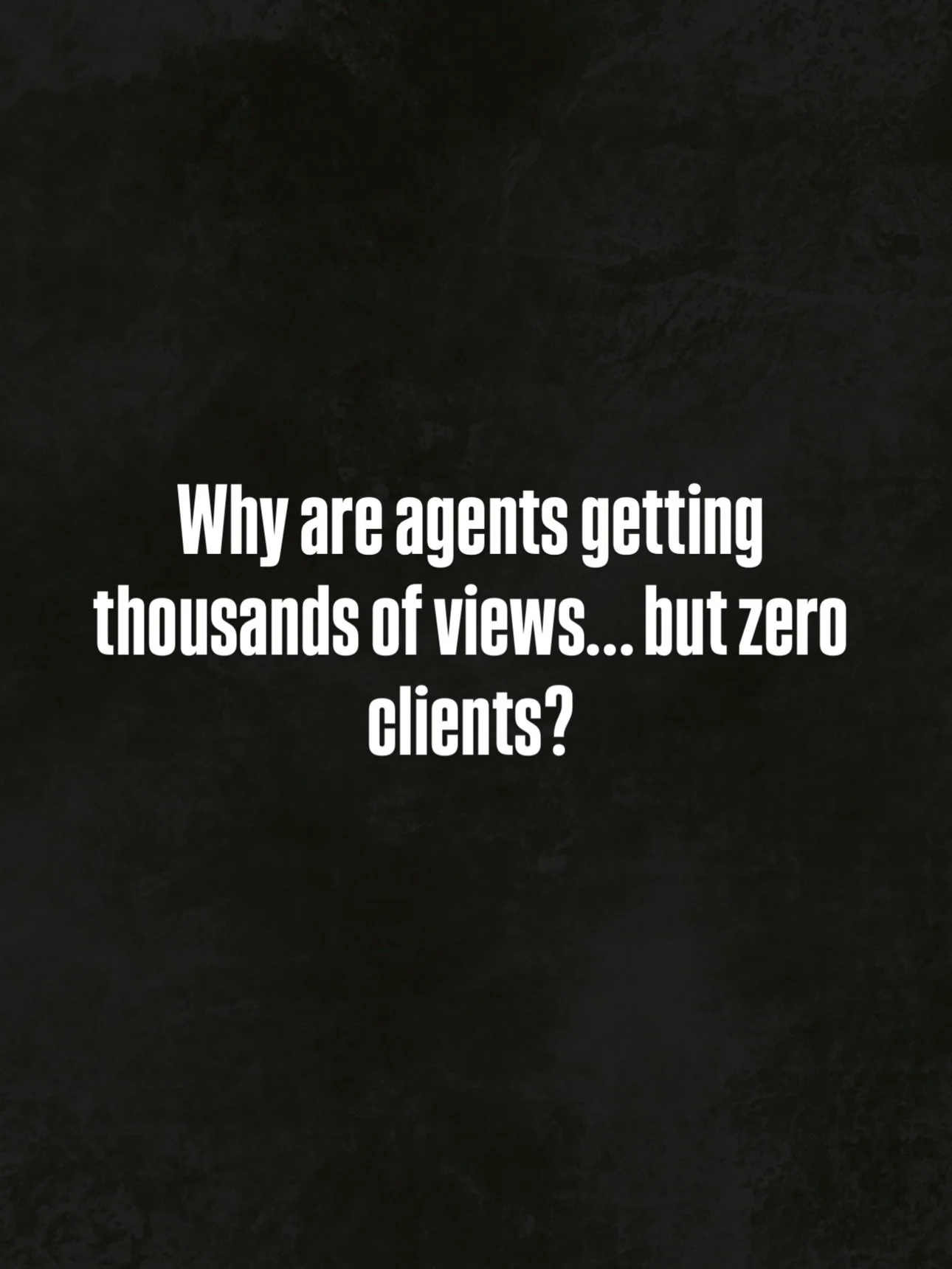 Don&rsquo;t just be the entertainer, be the value bringer, the educator, the reason someone resonates with real estate agents.