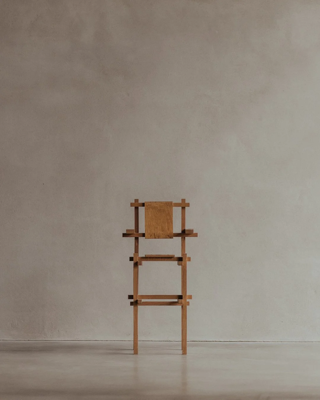 children's chair in the manner of Gerrit Thomas Rietveld made of wood
