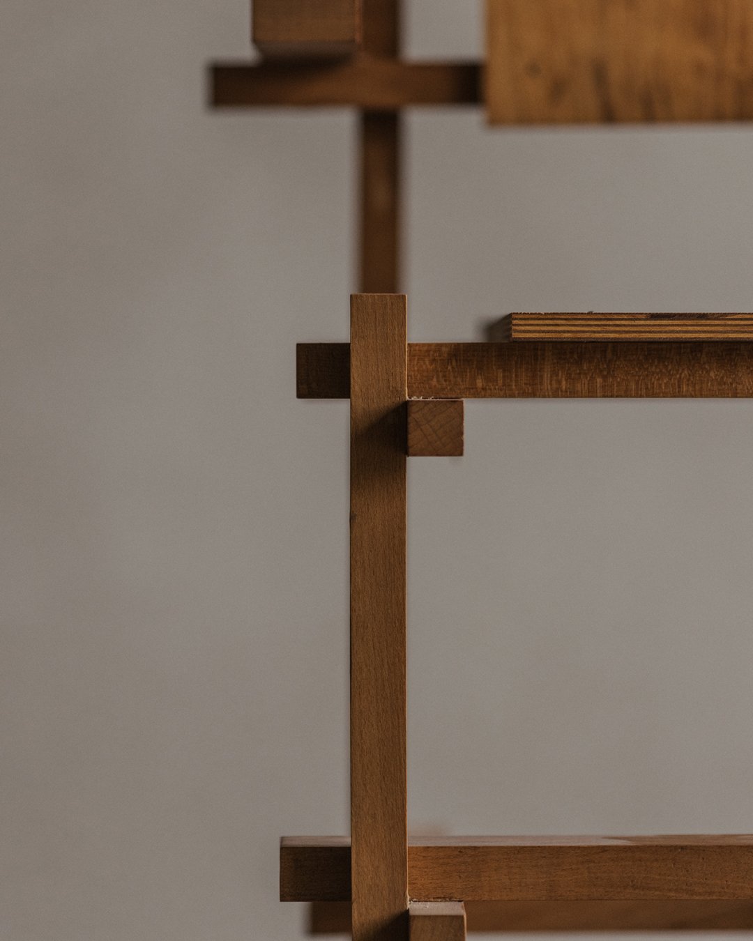 children's chair in the manner of Gerrit Thomas Rietveld made of wood