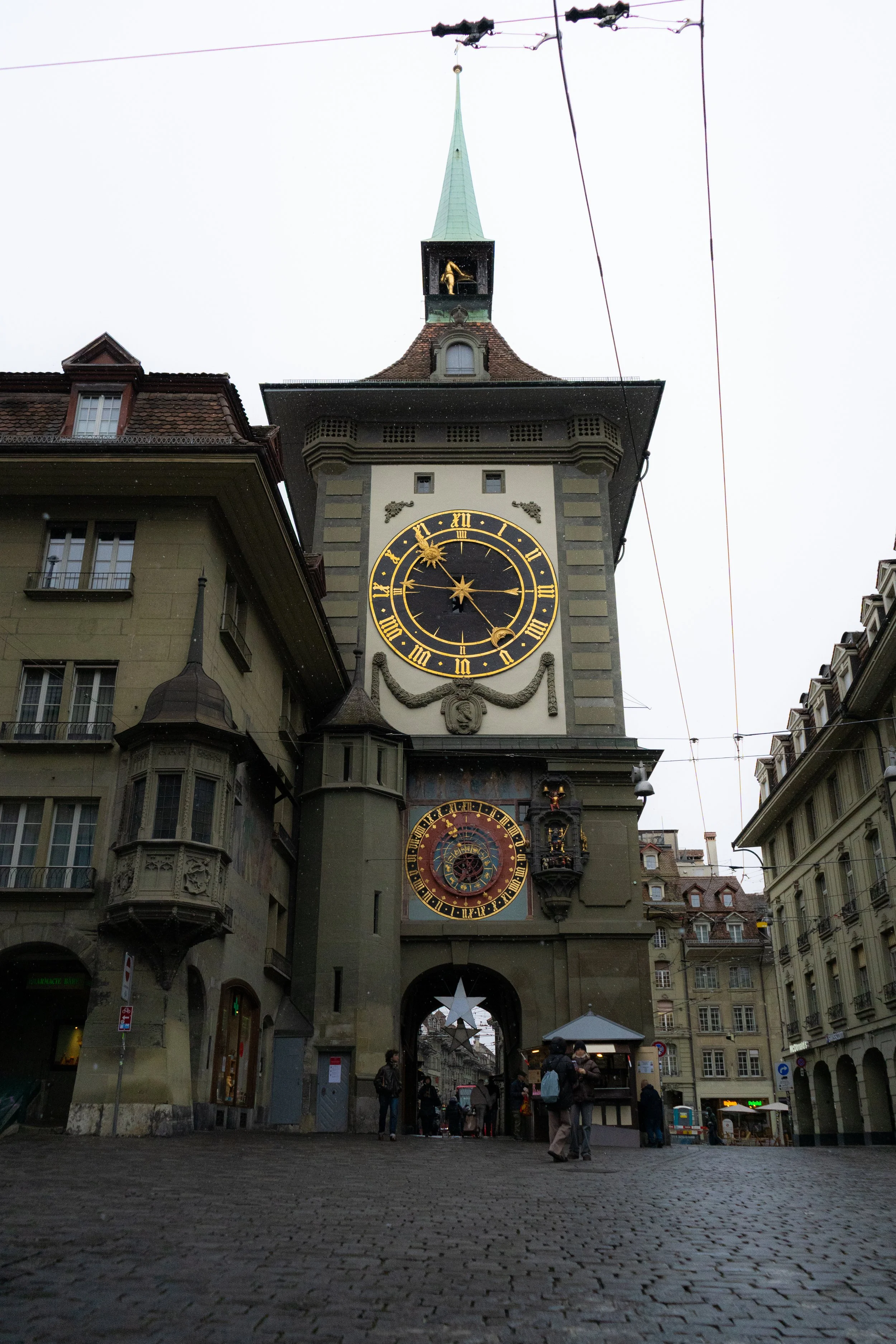 Kameraaufnahme der Zytglogge gleich neben dem snflwr Studio in Bern