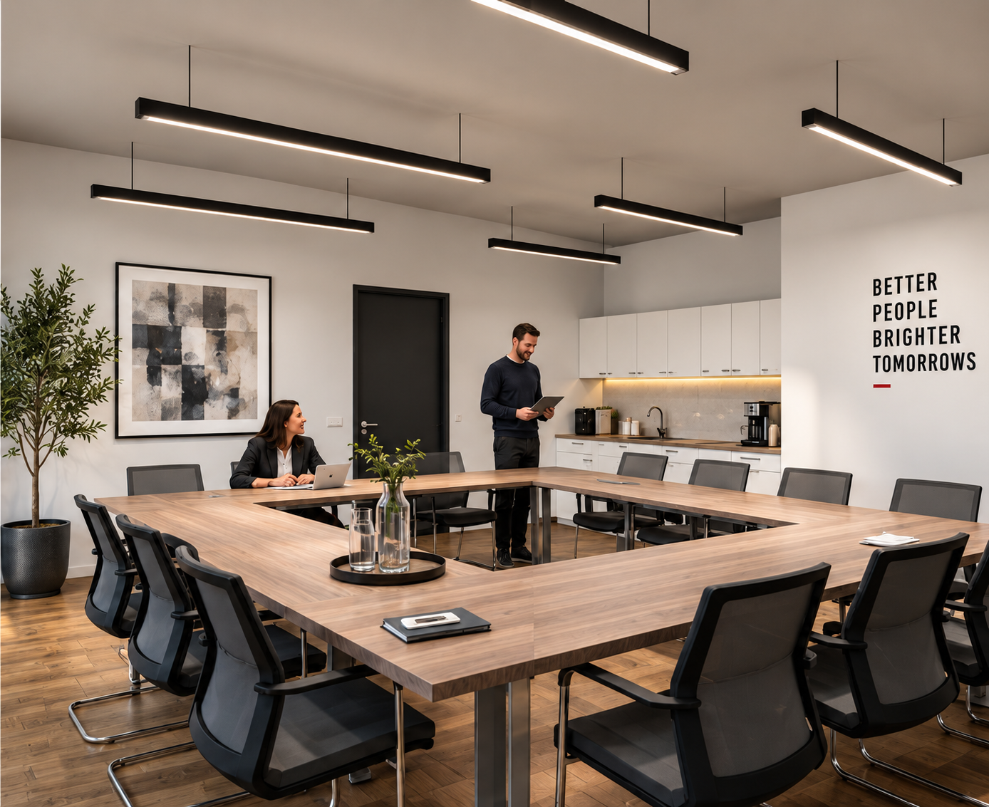 Meeting room CGI for East London Boxing Academy, for the club and local groups