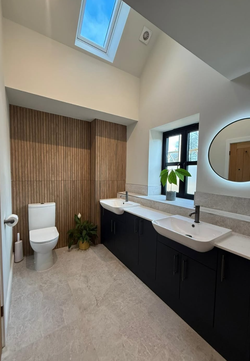 Bathroom interior completed at Church Lane, Ringwood