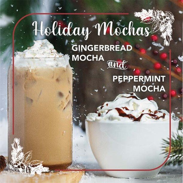 The season of minter is here!! Mocha's are the line up.  We've even added a Gingerbread Chai.  Mmmmm.

#sscafe #buyBroctonlocal #broctoncoffee #welovebrocton #minter2021