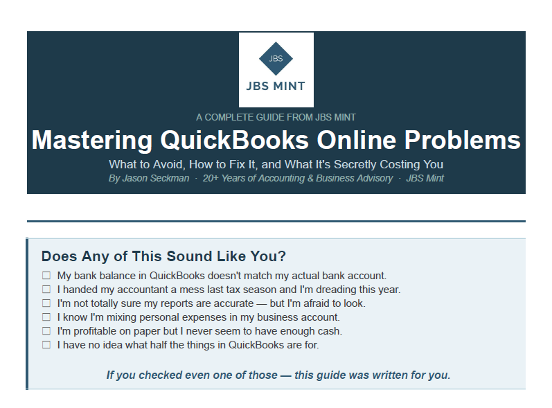 Mastering QuickBooks Online Problems: What to Avoid & How to Fix It and What It's Secretly Costing You