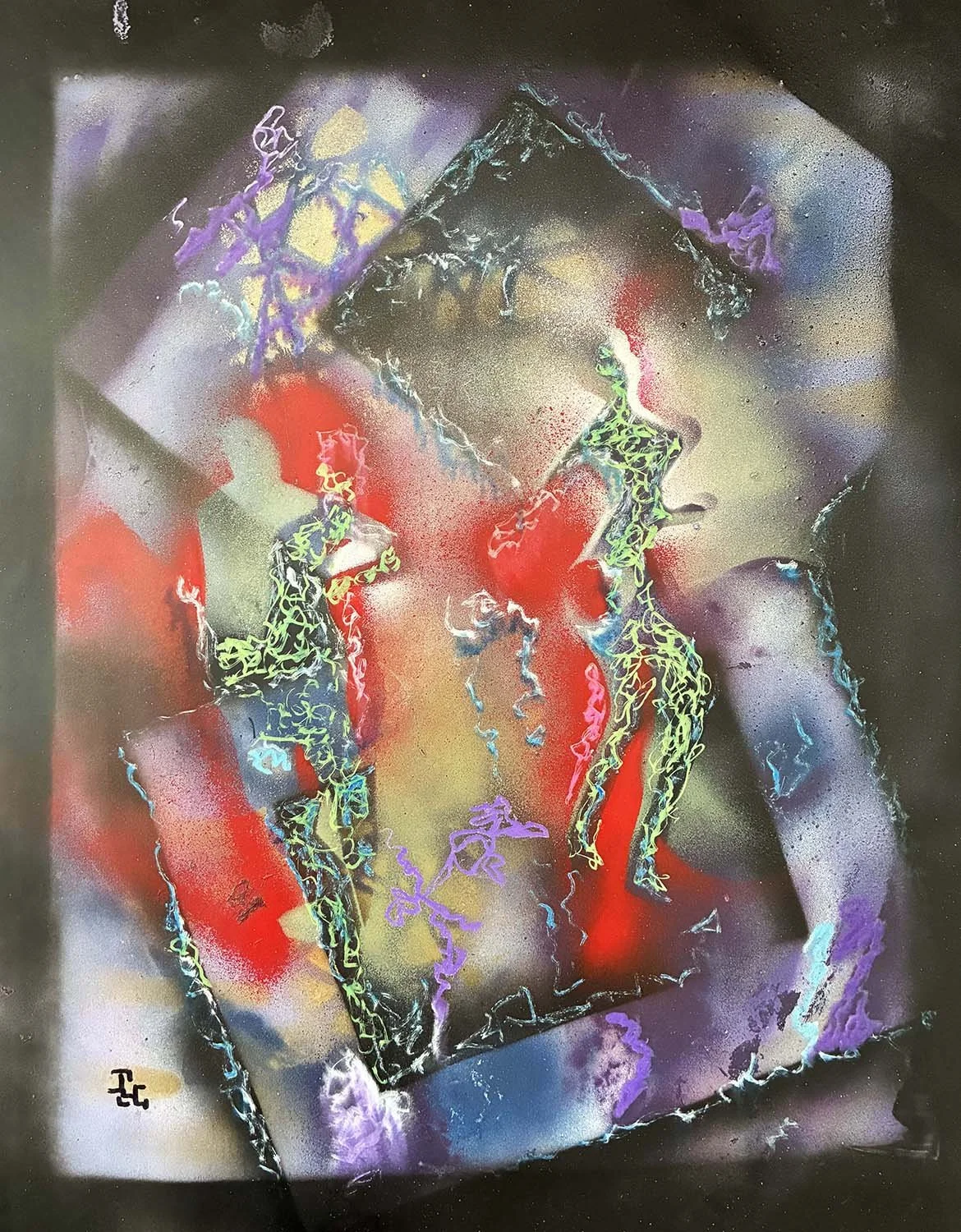  Dance  Mixed media on paper 8x11